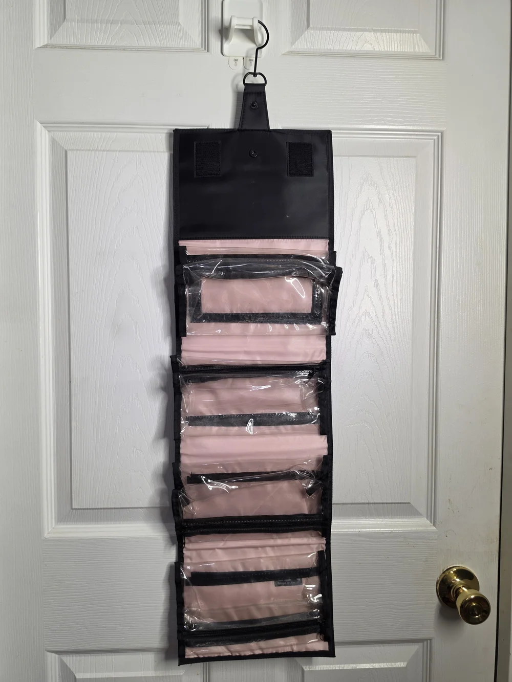Mary Kay Black Cosmetic Travel Organizer Tote